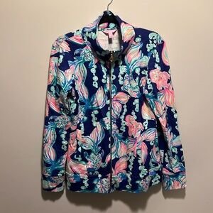 Lilly Pulitzer Reagan Going Coastal full zip jacket